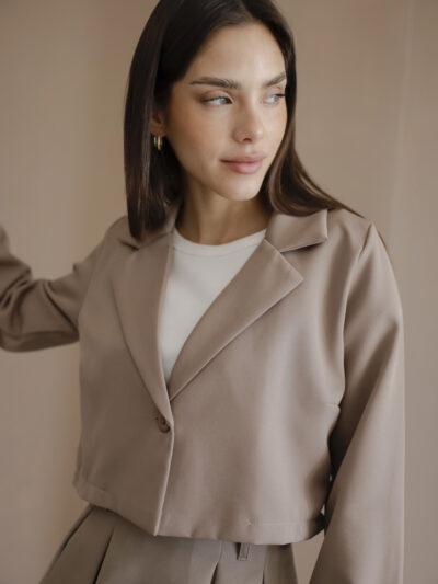 C420 Blazer corto c/boton