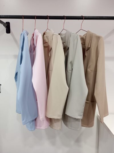 C570 - Blazer largo con boton