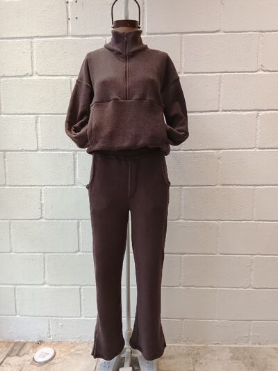 C630 Pantalon con alforza